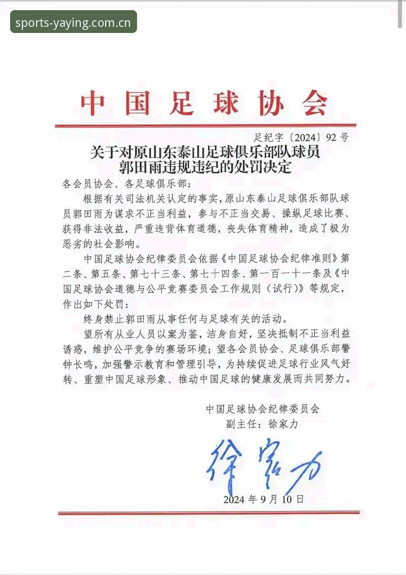 亚盈体育安全吗最新版 足协第三批禁足名单震撼发布:17人终身禁赛,48人遭重罚的3大看点